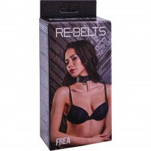 Ошейник «Frea Black» из натуральной кожи от компании Rebelts, цвет черный, размер OS, 7746-01rebelts, из материала кожа, длина 40.5 см., со скидкой