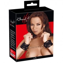 BDSM наручники на цепи «Handfesseln» из коллекции Bad Kitty от компании Orion, цвет черный, размер OS, 24903901001, из материала Искусственная кожа, длина 24 см.