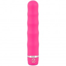 Вагинальный вибратор ребристый «Deep Vibrations» от компании You 2 Toys, цвет розовый, 5914670000, из материала пластик АБС, длина 21 см., со скидкой