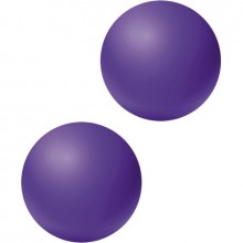 Вагинальные шарики без сцепки «Lexy Large» из коллекции Emotions от Lola Toys, цвет фиолетовый, 4016-02Lola, диаметр 3 см., со скидкой