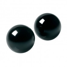 Стеклянные вагинальные шарики «Jaded Glass Ben Wa Balls» без сцепки от XR Brands, цвет зеленый, AD174, из материала стекло, диаметр 3 см., со скидкой
