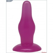 Анальная втулка на широком основании от компании Eroticon, цвет фиолетовый, 30281, длина 11.5 см., со скидкой