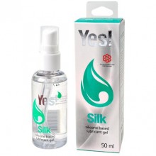 Силиконовая гипоаллергенная вагинальная смазка «Silk» от компании Yes, объем 50 мл, 4705, из материала силиконовая основа, цвет прозрачный, 50 мл., со скидкой