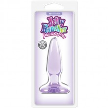 Jelly Rancher «Pleasure Plug - Mini - Purp» анальная пробка светится в темноте, цвет фиолетовый, бренд NS Novelties, цвет сиреневый, длина 8.1 см.