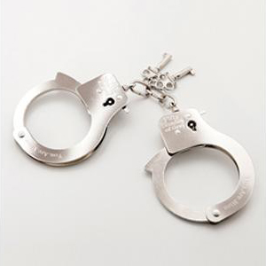 Металлические наручники «Metal Handcuffs» от компании Fifty Shades Of Grey, цвет серебристый, FS-40176, One Size (Р 42-48), со скидкой