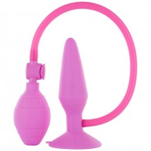 Анальный расширитель «Large Inflatable Plug» от компании Gopaldas, цвет розовый, Y0011R4SPGAC, из материала силикон, длина 10 см., со скидкой