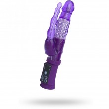 Анально-вагинальный вибратор на присоске из коллекции A-Toys от ToyFa, цвет фиолетовый, 765008, длина 22 см., со скидкой