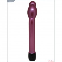 Изогнутый вагинальный вибратор для женщин «Boy Friend» с утолщением на кончике от компании Eroticon, цвет фиолетовый, 30464, из материала пластик АБС, длина 16 см., со скидкой