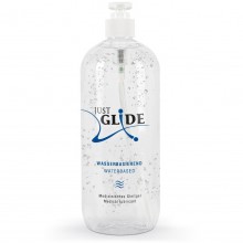 Вагинальная смазка на водной основе немецкого качества «JustGlide», объем 1 л, 0610062, бренд Orion, из материала водная основа, 1000 мл., со скидкой
