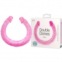 Двухголовый фаллоимитатор «Double Dones My Charybdis», цвет розовый, Baile BI-040015-0603, длина 44 см., со скидкой