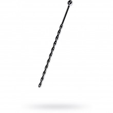 Уретральный плаг-косичка длинный из серии Metal от ToyFa, цвет серебристый, 717311, длина 15.7 см., со скидкой
