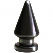 Плаг-массажер «Black Magnum 3» для анальной стимуляции, цвет черный, LoveToy 420300, длина 18 см., со скидкой