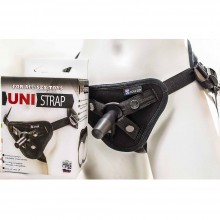 Универсальные трусики для страпона «Harness Uni Strap» от компании Биоклон, цвет черный, размер OS, 060003, из материала нейлон, One Size (Р 42-48), со скидкой