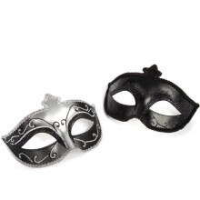 Набор из двух маскарадных масок «Masks On Masquerade» от компании Fifty Shades of Grey, цвет мульти, размер OS, FS-52420, из материала полиэстер, One Size (Р 42-48), со скидкой
