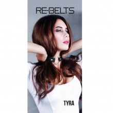 Кожаный чокер-кляп «Tyra Black» от компании Rebelts, цвет черный, размер OS, 60001rebelts, диаметр 4.7 см., со скидкой