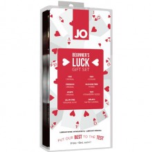 Подарочный набор саше «Beginners Luck Kit» от компании System JO, объем 8х10 мл, JO10629, из материала водная основа, 80 мл.