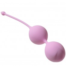 Классические вагинальные шарики «Fleur-de-lisa» на силиконовой сцепке из серии Love Story от Lola Toys, цвет розовый, 3006-01Lola, бренд Lola Games, длина 19.5 см., со скидкой