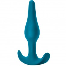 Анальная пробка для ношения «Starter Aquamarine» из коллекции Spice It Up от компании Lola Toys, цвет голубой, 8007-03lola, бренд Lola Games, длина 8.5 см., со скидкой