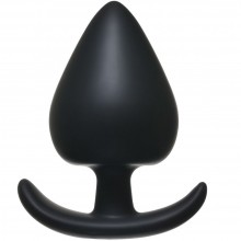 Анальная пробка «Perfect Fit Plug Small» от компании Lola Toys, цвет черный, 4213-01Lola, бренд Lola Games, из материала силикон, коллекция Backdoor Black Edition, длина 7.4 см., со скидкой