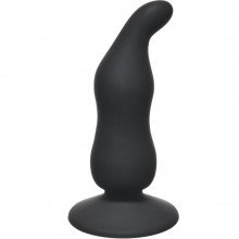 Анальная пробка «Waved Anal Plug Black» от компании Lola Toys, цвет черный, 4104-03Lola, бренд Lola Games, из материала силикон, длина 11 см., со скидкой