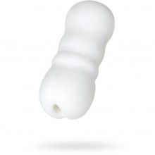 Многоразовый мастурбатор «FeeL Hard» с рельефным отверстием от компании MensMax, цвет белый, MM-1, бренд Mens Max, из материала TPE, цвет телесный, длина 14.2 см.