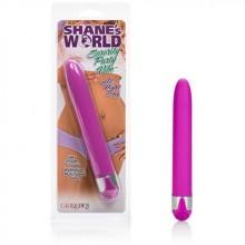 Классический вибратор «Shanes World» от компании California Exotic Novelties, цвет фиолетовый, SE-0536-60-2, из материала пластик АБС, длина 15.5 см.