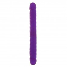 Двойной гелевый фаллоимитатор «Double Dog Lavender» от компании Gopaldas, цвет фиолетовый, 269JLV-BX, бренд Dream Toys, длина 30 см.