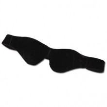 Мягкая маска на глаза «Unisex Blindfold» от компании Lux Fetish, цвет черный, размер OS, LF1325, из материала полиэстер, One Size (Р 42-48), со скидкой