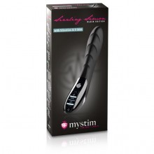 Электростимулирующий вибратор «Sizzling Simon Black Edition», цвет черный, Mystim 46872, бренд Mystim GmbH, длина 27 см., со скидкой
