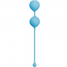 Вагинальные шарики «Empress Waterfall Breeze» из серии Love Story от Lola Toys, цвет голубой, 3008-03Lola, из материала силикон, длина 18 см., со скидкой
