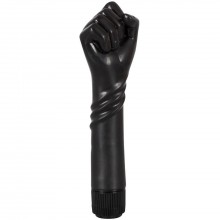 Вибратор-рука для фистинга «The Black Fist Vibrator» от компании You 2 Toys, цвет черный, 0584851, из материала TPR, длина 23.5 см., со скидкой