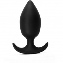 Анальная пробка для ношения «Insatiable» со смещенным центром тяжести, цвет черный, Lola Toys 8011-01lola, длина 10.5 см.