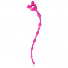Цепочка анальная от компании Cosmo, цвет розовый, BIOCSM-23025, бренд Bior Toys, из материала силикон, длина 23 см., со скидкой