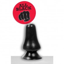Анальный плаг-гигант для фистинга «All Black - AB 39», цвет черный, O-Products 115-AB39, длина 12 см., со скидкой