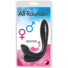 Вибростимулятор унисекс «All-Rounder»б цвет черный, You 2 Toys 5817040000, бренд Orion, длина 27 см.