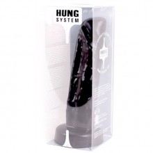 Фаллоимитатор-гигант «Hung System Toys Beefcake» для фистинга, цвет черный, OPR-1050016, бренд O-Products, из материала ПВХ, коллекция All Black, длина 27 см., со скидкой
