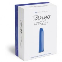 Клиторальный женский вибратор «Tango Bullet», цвет голубой, We-Vibe E24596, из материала пластик АБС, длина 9 см., со скидкой