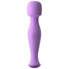 Сиреневый жезловый вибратор Body Massage-Her, бренд PipeDream, из материала силикон, цвет фиолетовый, длина 16 см.