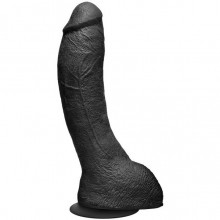 Универсальный фаллоимитатоор-насадка Kink «Perfect P-Spot Cock», цвет черный, Doc Johnson 2406-01 BX DJ, длина 22.9 см., со скидкой