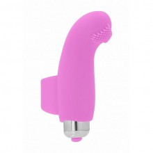 Мультискоростной вибростимулятор на палец со съемной вибропулей Simplicity «Basile 10 Speed», цвет розовый, Shots Media SH-SIM051PNK, коллекция Simplicity by Shots, со скидкой