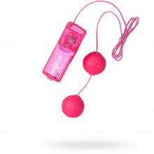 Женские вагинальные шарики с вибрацией «Jelly Pink Spectraz», цвет розовый, Gopaldas 2K82JPR-BCDSC, из материала пластик АБС, длина 4 см.