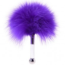 Фиолетовая пуховая щекоталка из серии Theatre, ToyFa 700027, из материала пластик АБС, цвет фиолетовый, длина 20 см., со скидкой