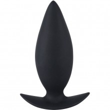 Средняя анальная пробка из силикона «Booty Beau Medium», цвет черный, You 2 Toys 0508012, бренд Orion, длина 10 см., со скидкой