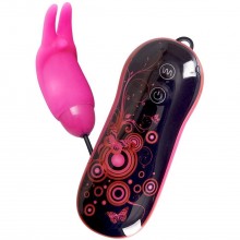 Женский вибростимулятор Smile «Funky Rabbit» для клитора, цвет розовый, Orion 0582107, из материала силикон, длина 7 см.
