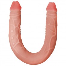 Гнущийся фаллоимитатор «Sexual Instinct» реалистичной формы, цвет телесный, Lola Toys 5570-02Lola, из материала TPE, длина 47.6 см., со скидкой