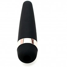 Женский вакуумный стимулятор клитора «Pro 3 Vibration», цвет черный, Satisfyer J2018-32, из материала силикон, длина 13.5 см., со скидкой