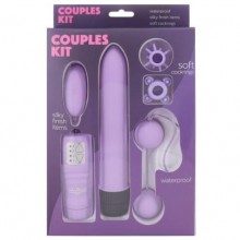 Нвнушительный набор для секса «Couple Kit», цвет фиолетовый, Gopaldas 05-229ARPU BX GP, из материала ПВХ, длина 16.5 см.