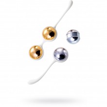 Женские вагинальные шарики со смещенным центром тяжести «Yany», цвет мульти, Nalone VS-VR31, из материала металл, длина 15.5 см., со скидкой