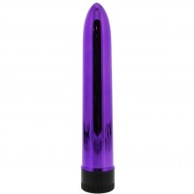 Фиолетовый гладкий вибромассажер «Krypton Stix 7», длина 17.8 см, диаметр 3 см, NMC 110492, из материала пластик АБС, длина 17.8 см.