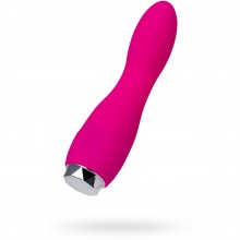 Гладкий сликоновый вибратор для точки G «L'eroina», цвет розовый, ToyFa 561004, из материала силикон, длина 15.5 см.